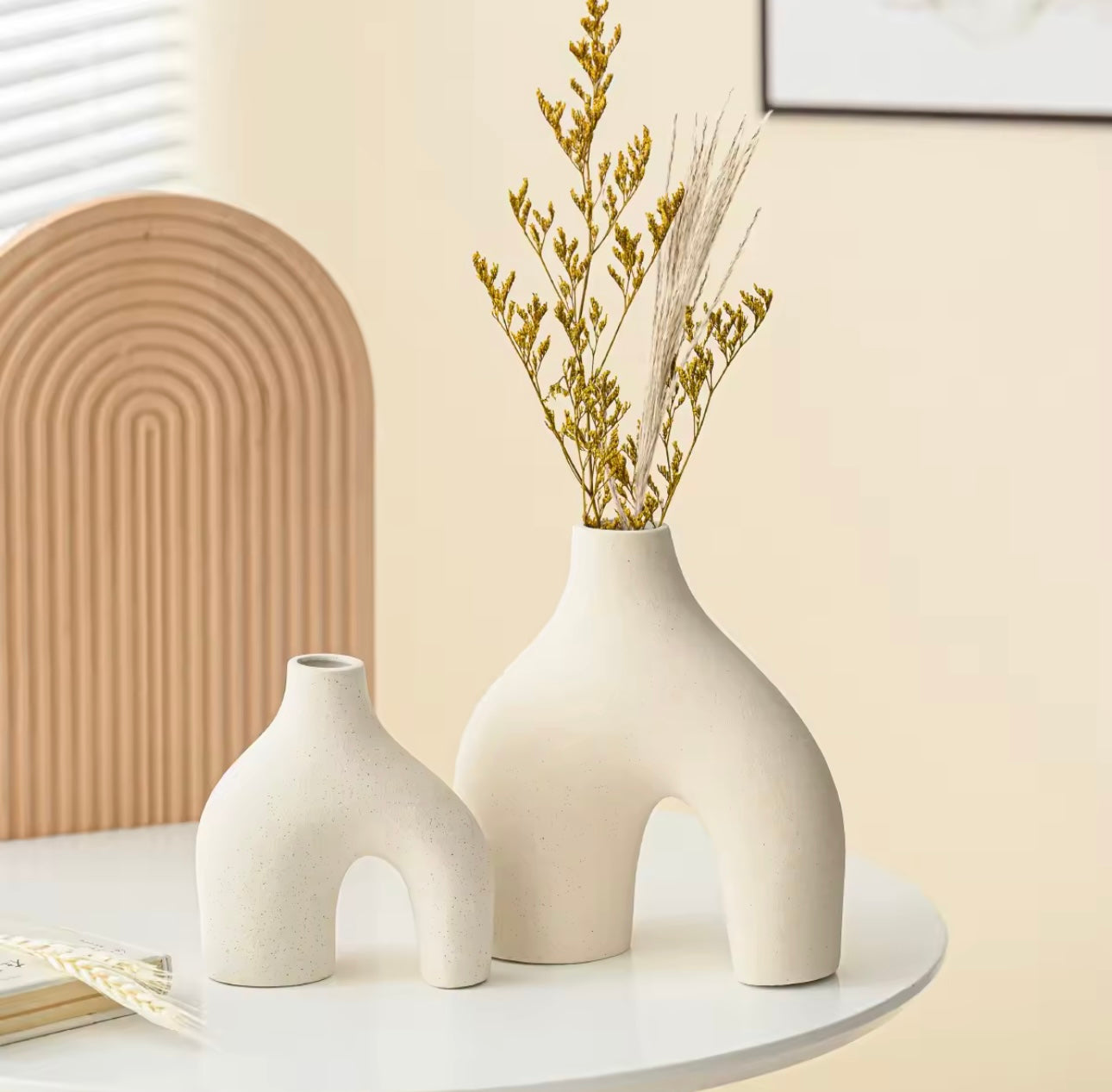 Vase en céramique duo